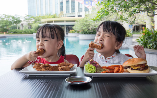 Children Eating Bad Food