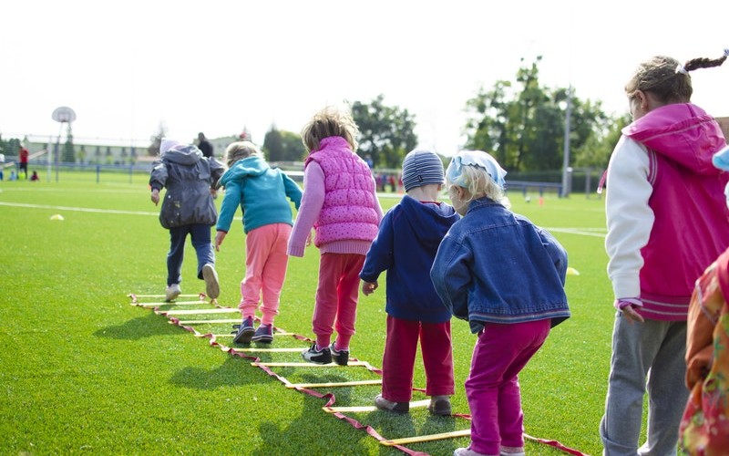 Kids Playing Outside