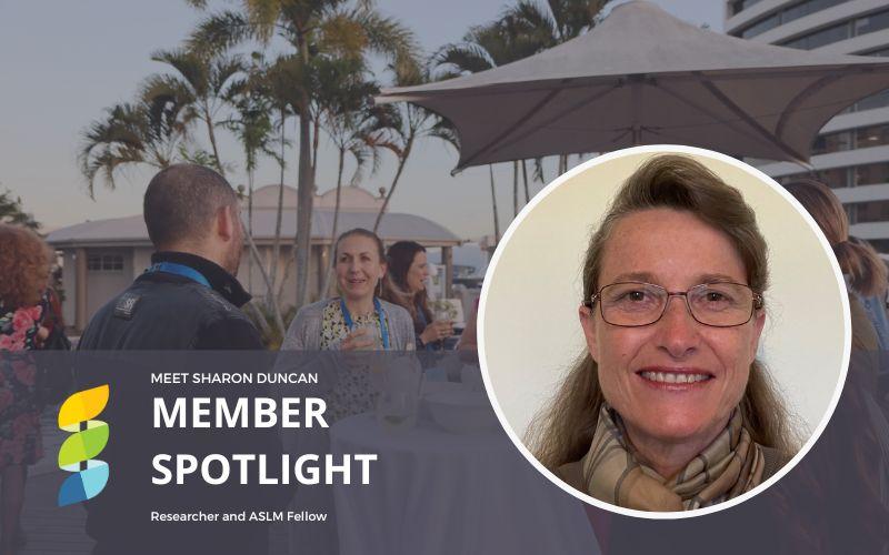 Member spotlight Sharon Duncan